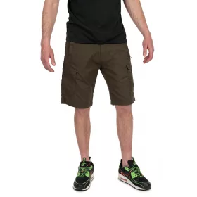 Fox Collection LW Cargo Shorts Zeleno-črne Kratke hlače M