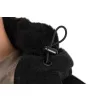 Fox Kolekcija Črno-oranžna Sherpa Hoody Pulover s kapuco L