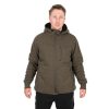 Fox Collection Sherpa Hoody Zeleno-črna Termo Jakna M