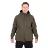 Fox Collection Sherpa Hoody Zeleno-črna Termo Jakna L