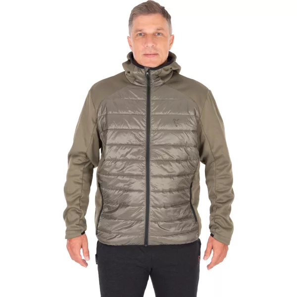 Fox Collection Hybrid Jacket Zeleno-črna Jakna 3XL