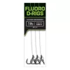 Fox Carp Ready Rigs Fluoro D Rig 6 S Kljunom, Z Bodicami Pripravljena Vrvica 3 kosi