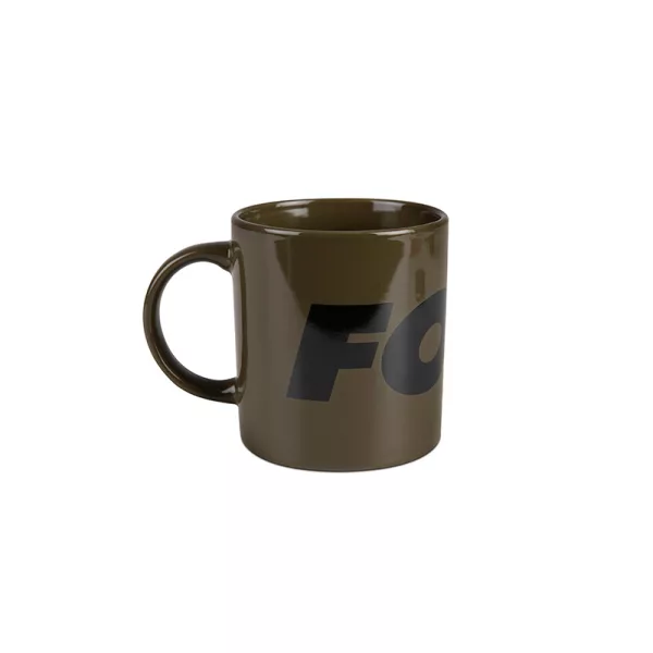 Fox Zeleno-črna Logotip Keramična Skodelica 350ml