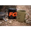 Fox Zeleno-črna Logotip Keramična Skodelica 350ml