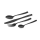 Fox Cookware Črni 4-delni Nerjaveči Set jedilnega pribora