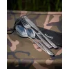Fox Cookware Črni 4-delni Nerjaveči Set jedilnega pribora