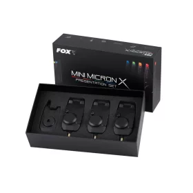   Fox Mini Micron X 3 Rod Set Komplet elektronskih signalizatorjev ugriza