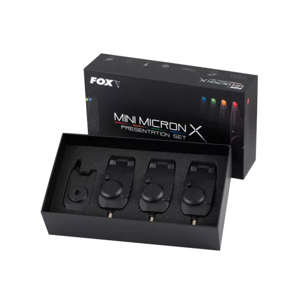 Fox Mini Micron X 3 Rod Set Komplet elektronskih signalizatorjev ugriza