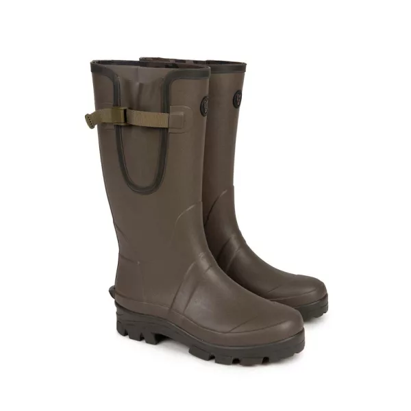 Fox Neoprene Lined Camo/Khaki Gumijasti Škornji UK10/EU44