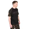 Fox Outline T-Shirt Črna Camo Majica s kratkimi rokavi M