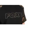 Fox Outline T-Shirt Črna Camo Majica s kratkimi rokavi L
