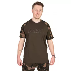 Fox Outline T-Shirt Kaki Camo Majica s kratkimi rokavi 3XL