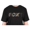 Fox Logo T-shirt Črna Camo Majica s kratkimi rokavi M