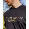 Fox Logo T-shirt Črna Camo Majica s kratkimi rokavi L
