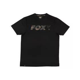 Fox Logo T-shirt Črna Kamuflažna Majica 2XL