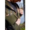 Fox LW Khaki-Camo Split Zip Hoody pulover s kapuco na zadrgo XL