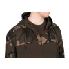 Fox LW Khaki-Camo Split Zip Hoody pulover s kapuco na zadrgo XL