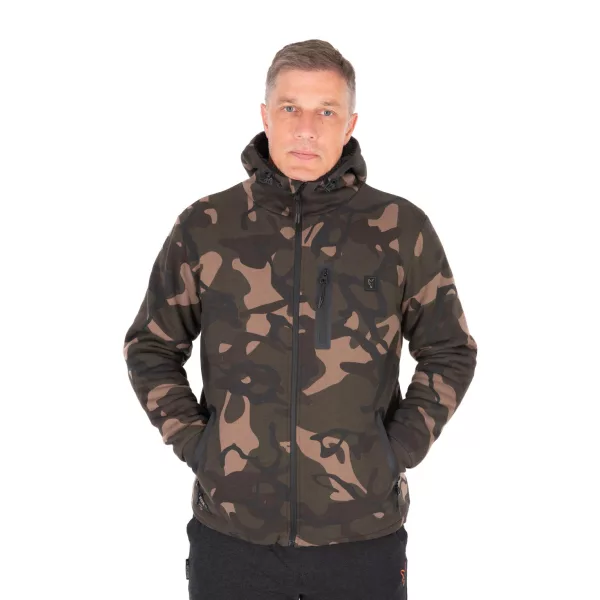 Fox Camo Full Zip Prem Sherpa 310 Hoodie Pulover XL