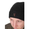 Fox Collection Beanie Črno-Oranžna Kapa