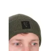 Fox Collection Beanie Zeleno-Črna Kapa