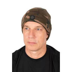 Fox Camo Sherpa Tec Beanie Téli Sapka