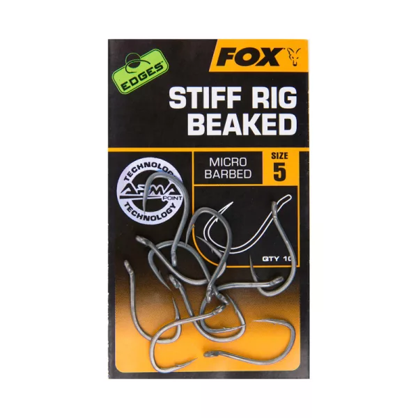 Fox EDGES™ Stiff Rig Beaked - Size 8 Kavelj