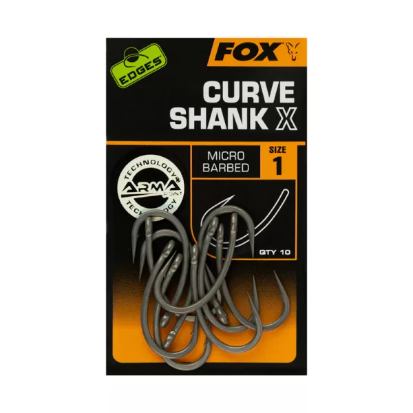 Fox EDGES™ Curve Shank X Size 4 Kavelj