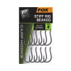 Fox Stiff Rig Beaked 6 Füles, Szakállas Pontyozó Horog 10db