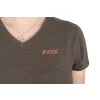 Fox WC V Neck T-Shirt Zeleno-Svetlo vijolična Ženska Majica XL