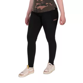 Fox Womens Black Lined Leggings Aláöltöző Nadrág M