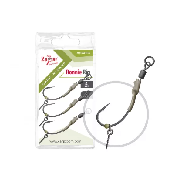 Carp Zoom 4 Ronnie Rig Krapna montaža 3 kosi