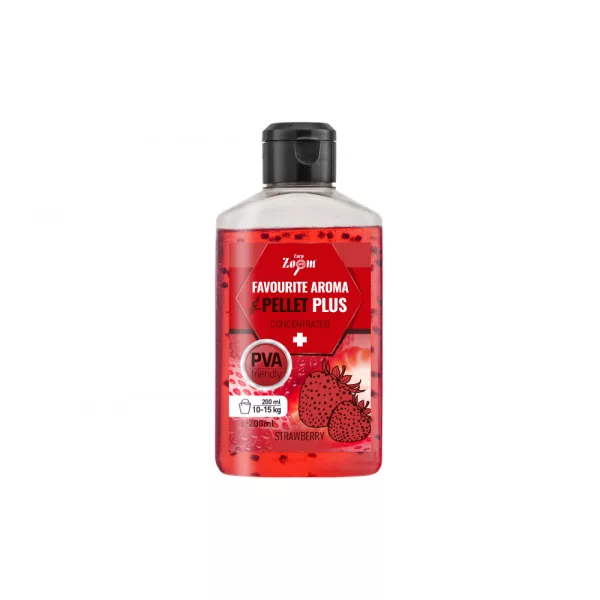 Carp Zoom Favourite Jagoda Tekoča Aroma s Peleti 200ml