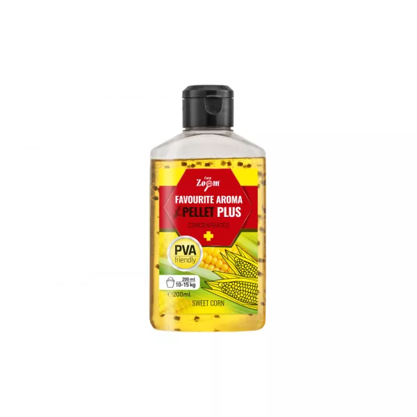 Carp Zoom Favourite Sladka Koruzna Tekoča Aroma s Peleti 200ml