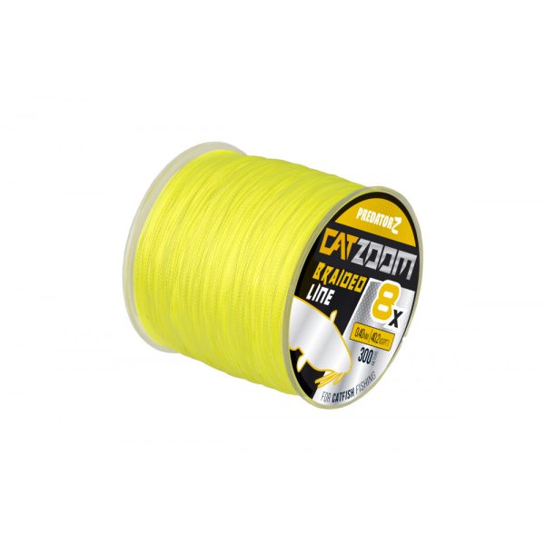 Predator Z CatZoom 8X Fluo Zelena 300m 0,40mm Pletena Glavna Vrvica za Ribe Grabežljivke
