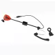 Carp Zoom CZ S1 Alarm za ugriz s trdim drogom, rdeča