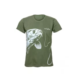 Carp Zoom CZ Bombažna majica, XL, zelena