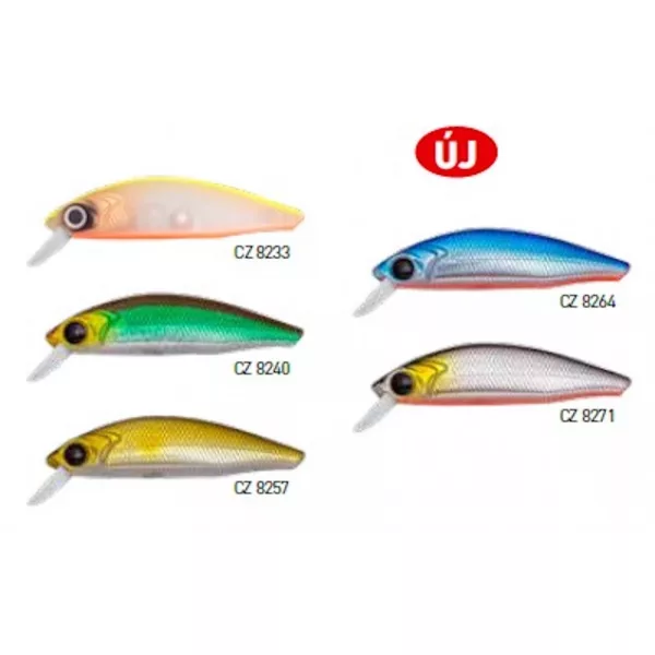 Predator Z Predator-Z Baby Perch vobler, 4,5 cm, 3 g, črn, zlat, počasi potapljajoč