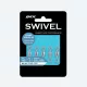 BKK Crane Swivel-62 (Stainless Steel, Black)1# 6db/csomag Vrtljivka