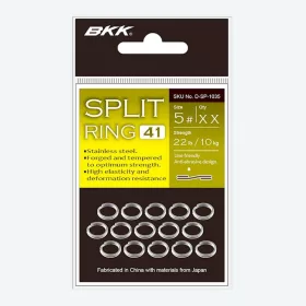 BKK SPLIT RING-41 1# 20 kos/paket Deljeni obroček