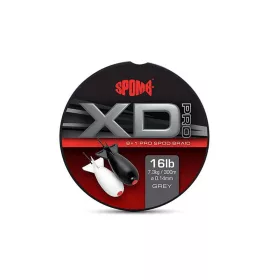 Spomb XD Pro Braid Siva Pletena Glavna Vrvica 0,14mm 300m