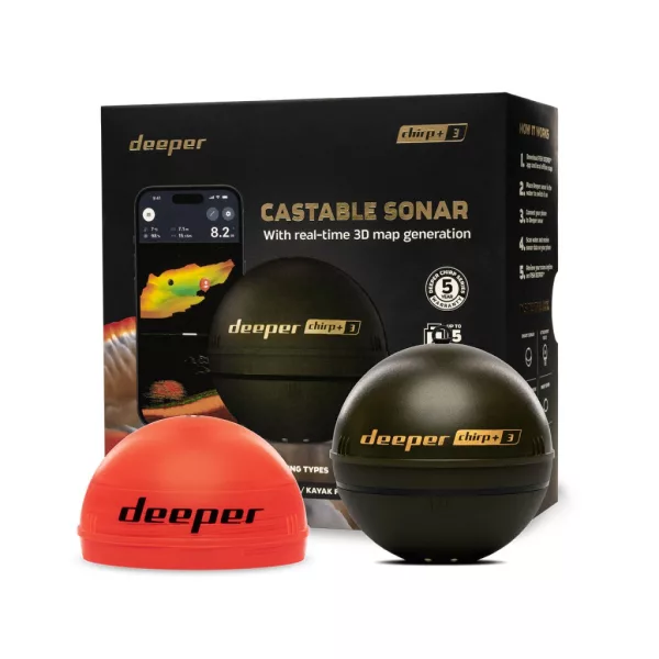 Deeper Smart Sonar Chirp+3 Ribji iskalnik