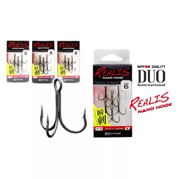 Duo Realis Nano 2 Trojni kavelj 6 kosov
