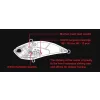 Duo Realis Vibration 62 G-FIX 6,2cm 14,5gr ACC3049 Mat BB Chart Tiger Süllyedő Wobbler