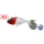 Duo Realis Spin 30 SW 3,0cm 5gr ACC0001 Pearl Red Head Spin-Tail Vaba
