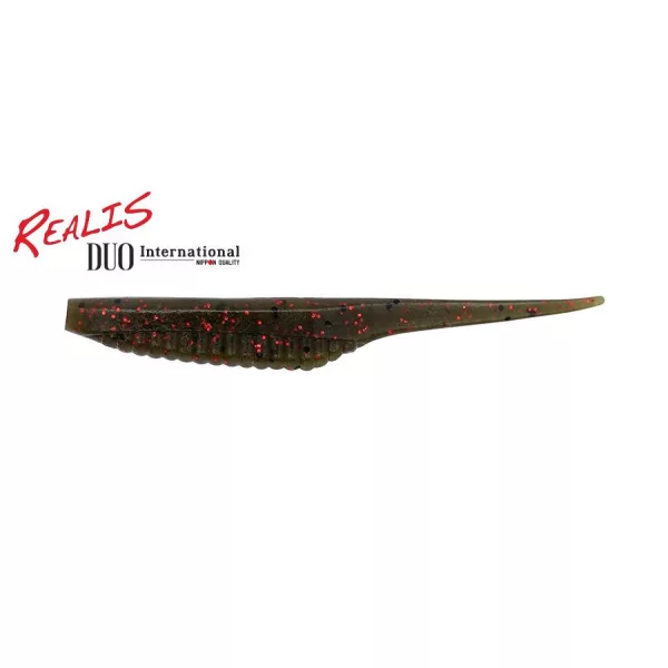Duo Realis Versa Pintail 12,5cm F018 Green Pumpkin Red Flake Plastična vaba 5db
