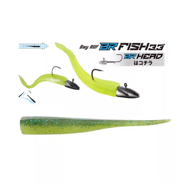 Duo Bayruf BR Fish 8,4cm F097 Young Water Melon Plastična vaba 7 kos