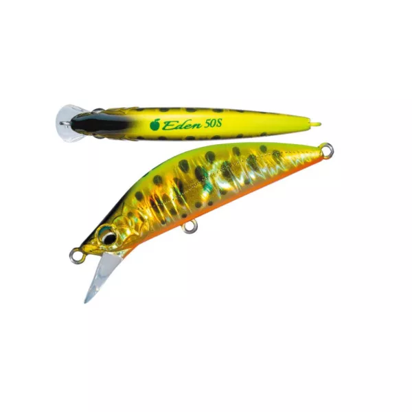 Major Craft Finetail Eden 50H 5cm 5,5gr #013 Gold Chart Yamame Potapljajoči vobler