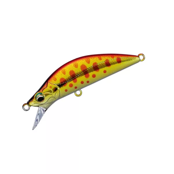 Major Craft Finetail Eden 50S 5cm 4,5gr #010 Red Gold Yamame Potapljajoči vobler
