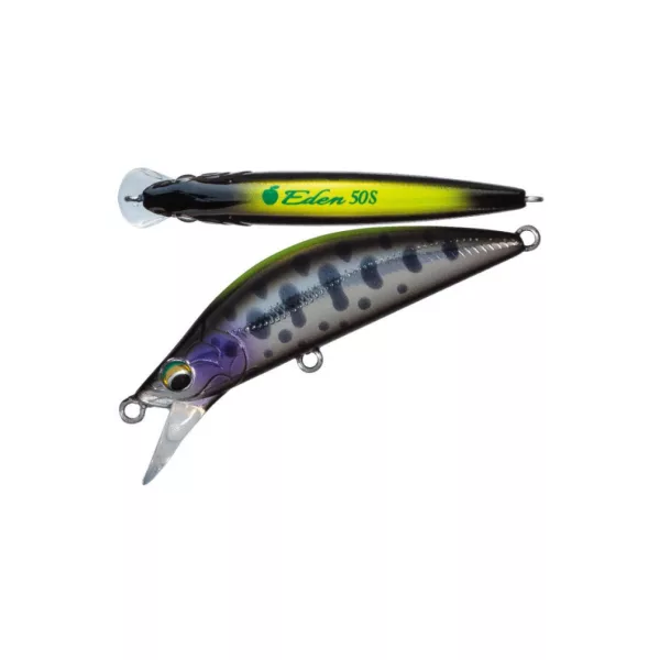 Major Craft Finetail Eden 60H 6cm 7gr #016 CM Monochrome Yamame Potapljajoč Vobler