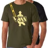 Vass-Tex Printed Fishing Khaki Póló S